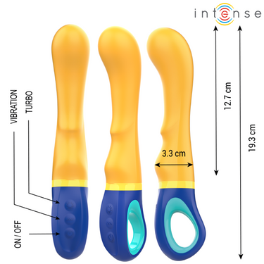 Vibratore Punto G Ergonomico Giallo, Potente e Silenzioso